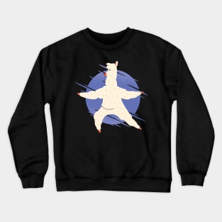 Llama Yoga Crewneck Sweatshirt